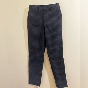 Uniqlo Women's Navy Pinstripe Pants